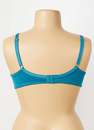 Soutien-gorge effet matière satinée haut soutien-gorge emboitant bleu PIEGE femme