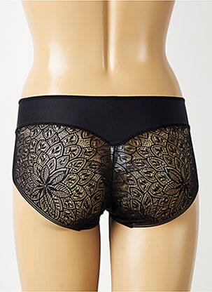 Culotte effet matière satinée noir JANIRA femme