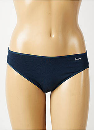 Culotte effet matière satinée bleu JANIRA femme