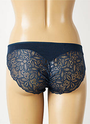 Culotte effet matière satinée bleu JANIRA femme