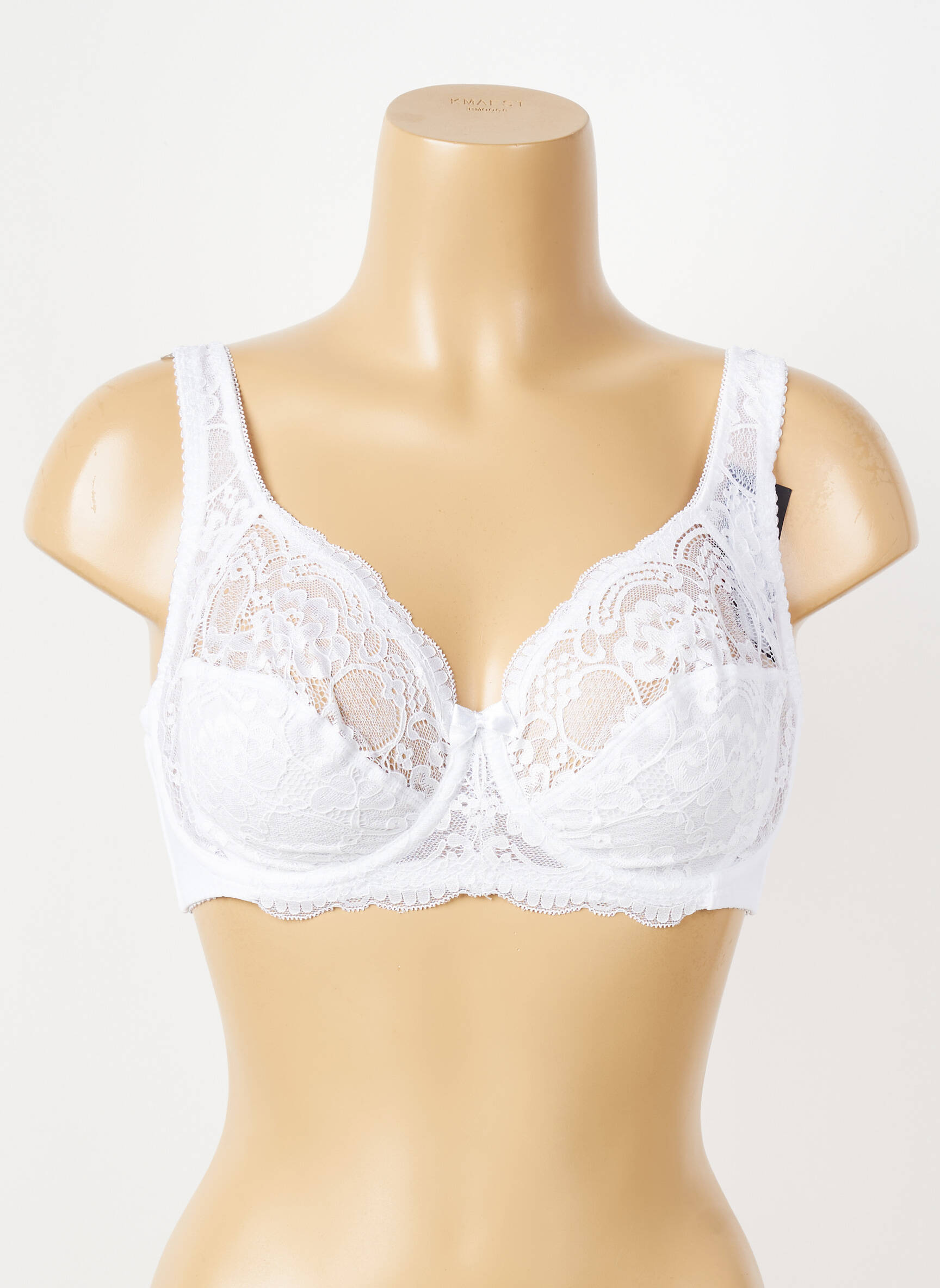 Soutien-gorge légère et transparente haut soutien-gorge emboitant blanc PIEGE femme