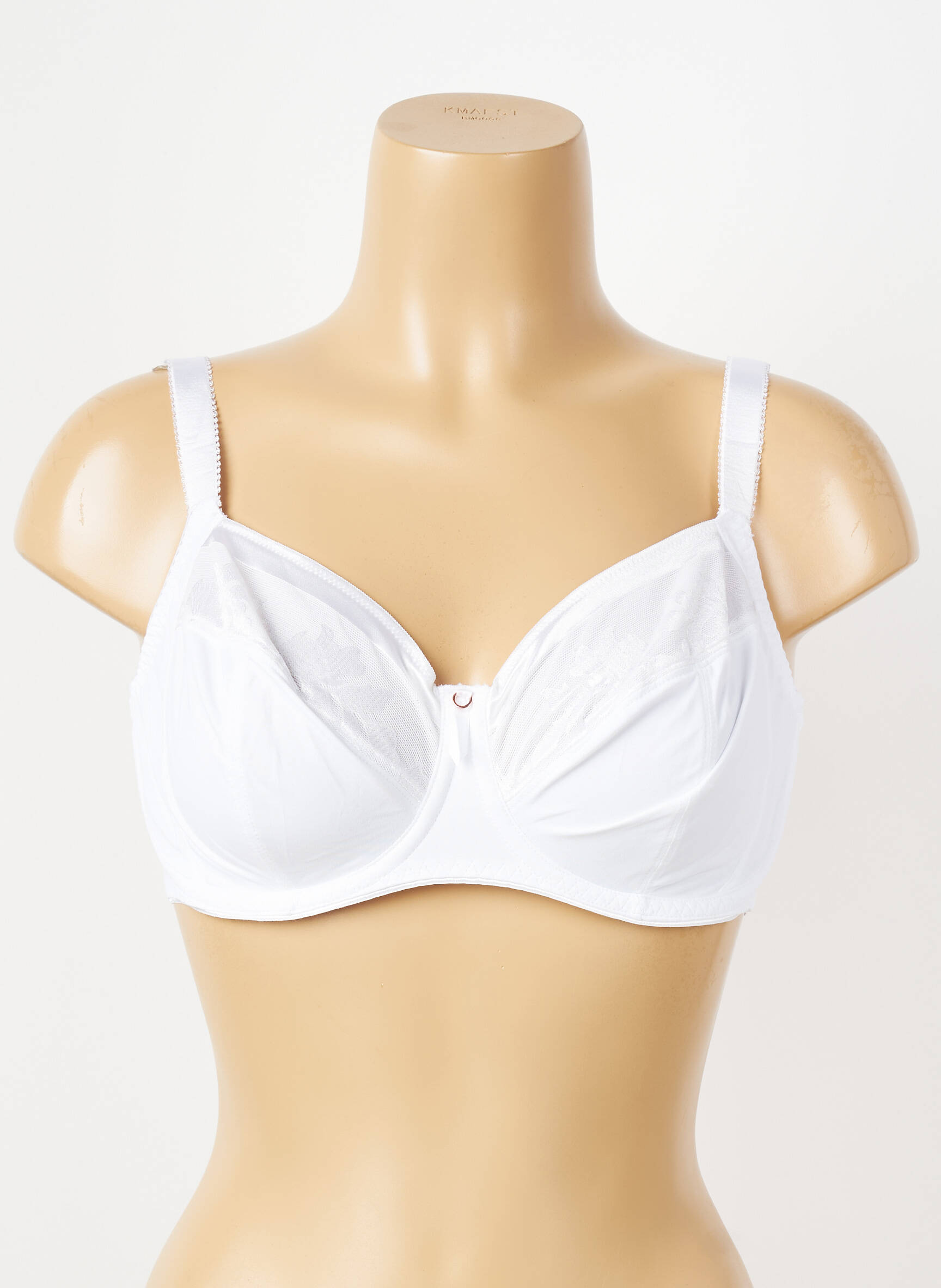 Soutien-gorge effet matière satinée haut soutien-gorge emboitant blanc FANTASIE femme