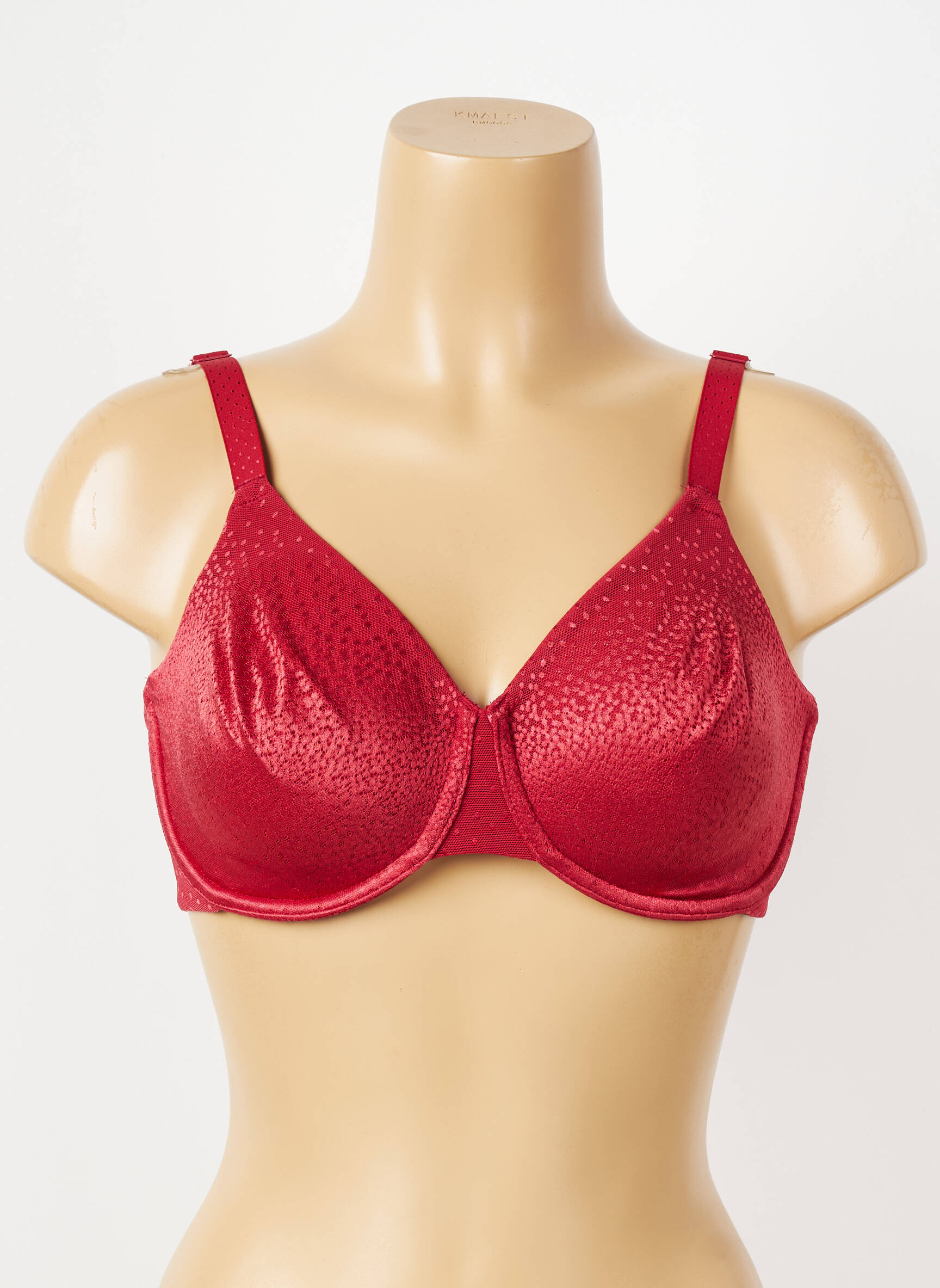 Soutien-gorge effet matière satinée haut soutien-gorge emboitant rouge WACOAL femme