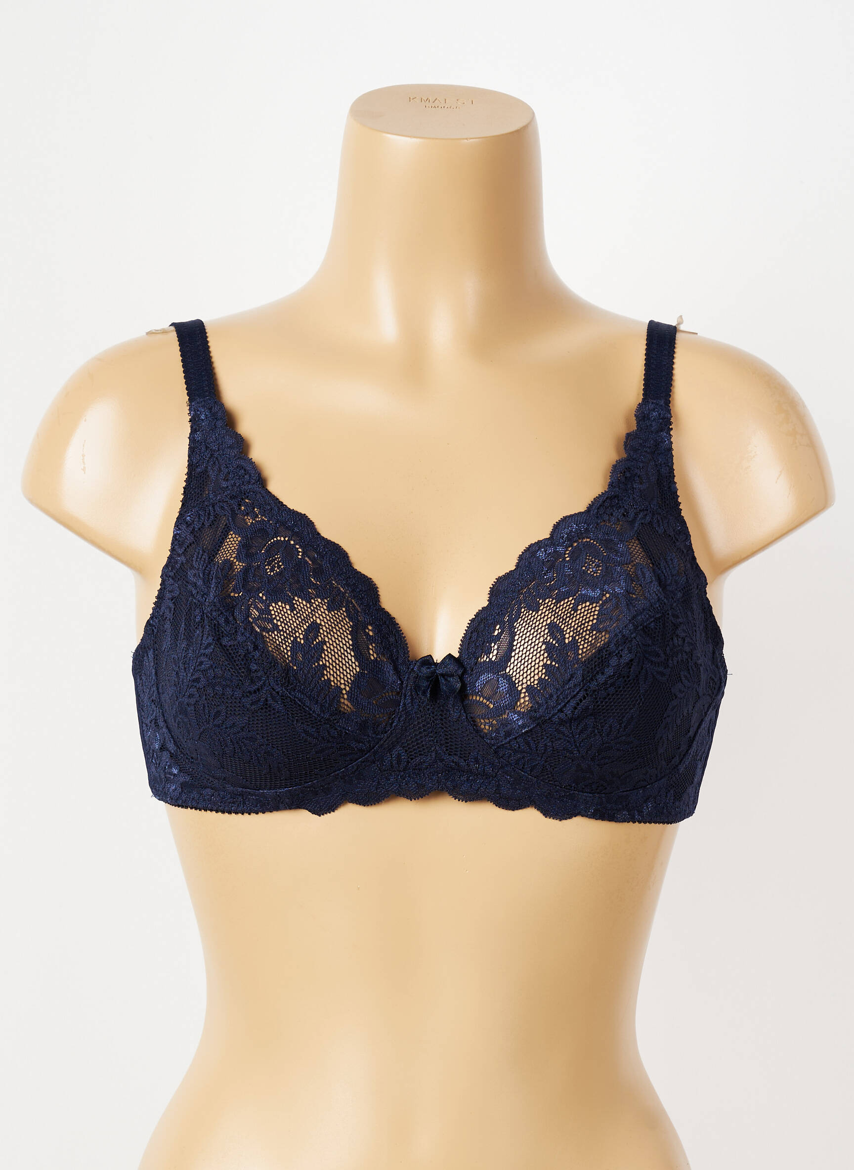 Soutien-gorge bretelle multi position haut soutien-gorge emboitant bleu PIEGE femme
