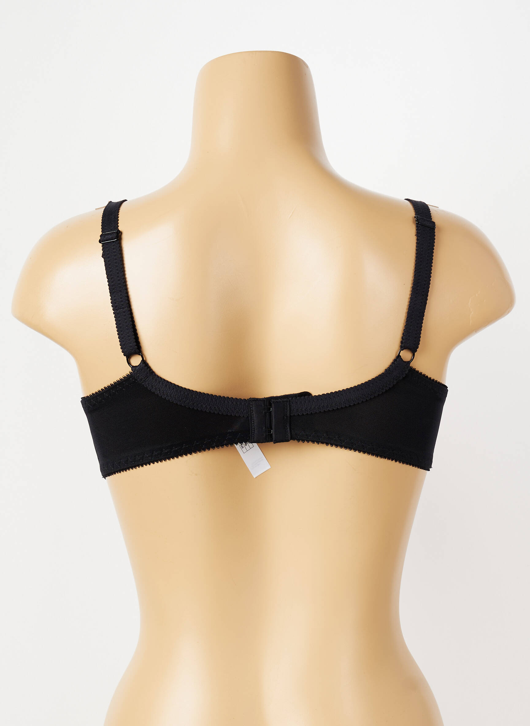 Soutien-gorge effet matière satinée haut soutien-gorge emboitant noir PIEGE femme