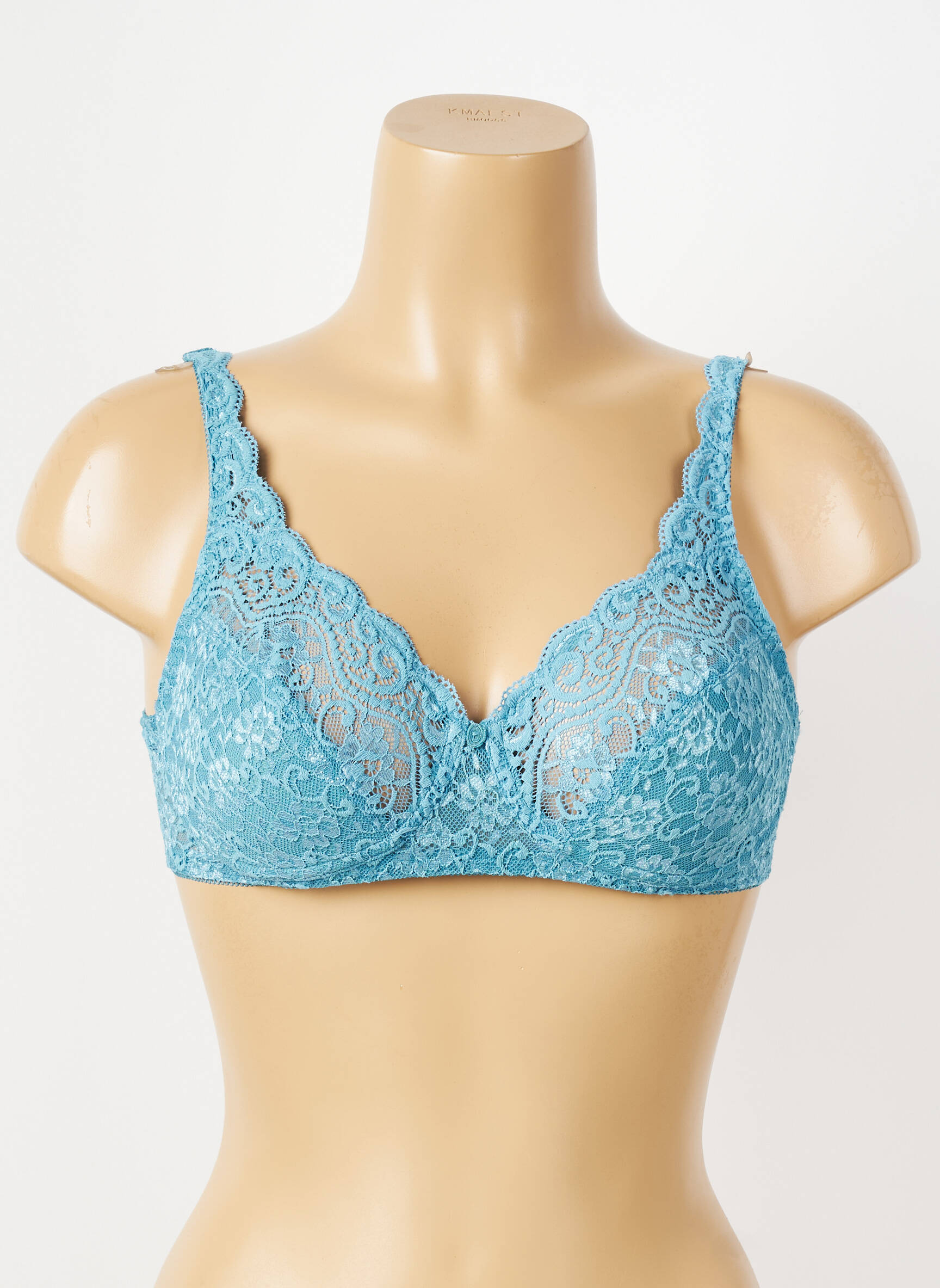 Soutien-gorge légère et transparente haut soutien-gorge emboitant bleu TRIUMPH femme