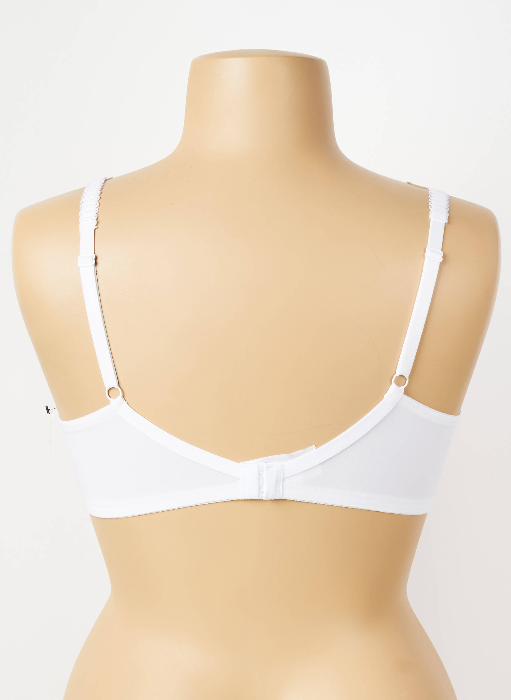 Soutien-gorge effet matière satinée haut soutien-gorge emboitant blanc SASSA femme