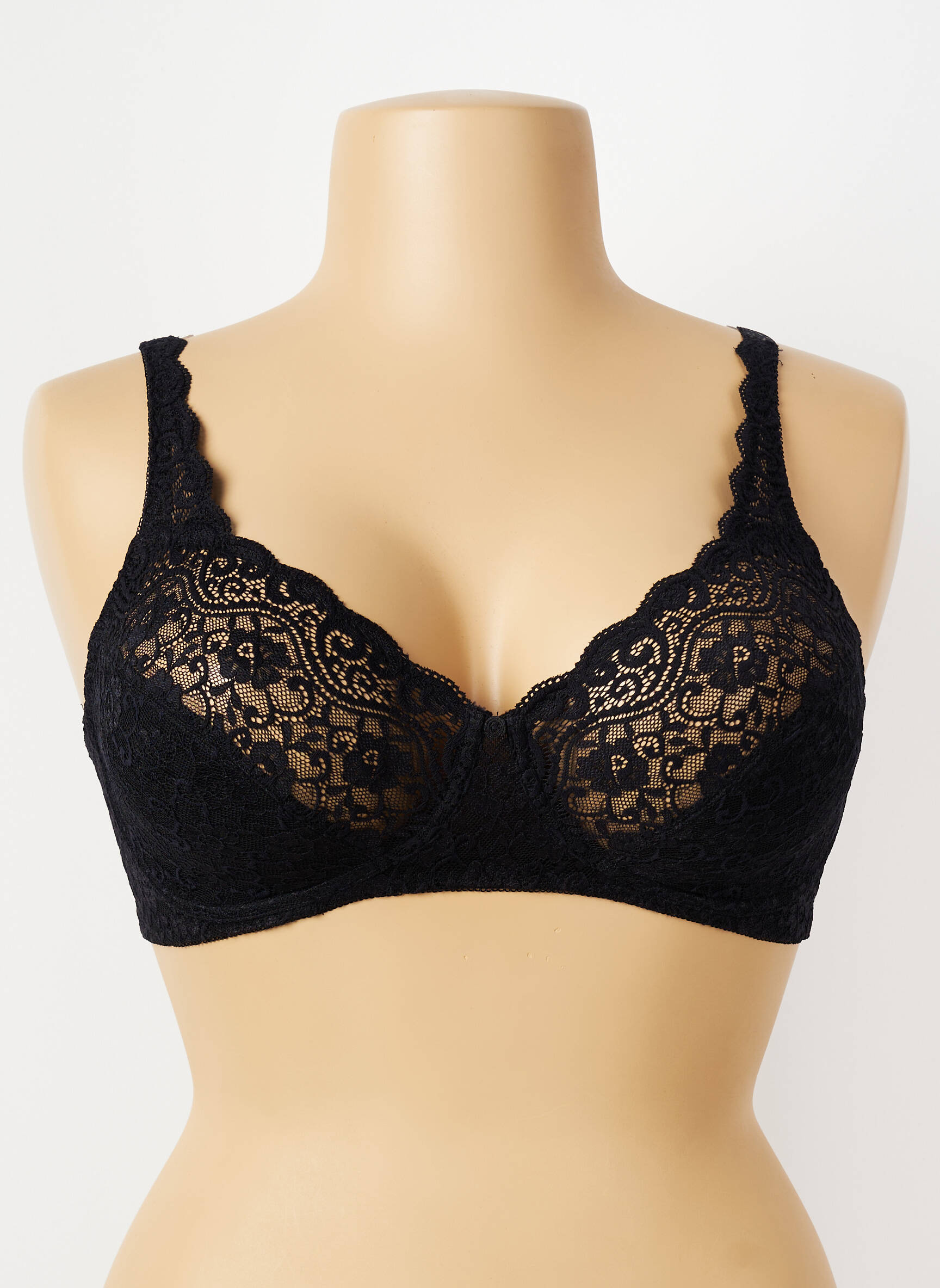 Soutien-gorge légère et transparente haut soutien-gorge emboitant noir TRIUMPH femme