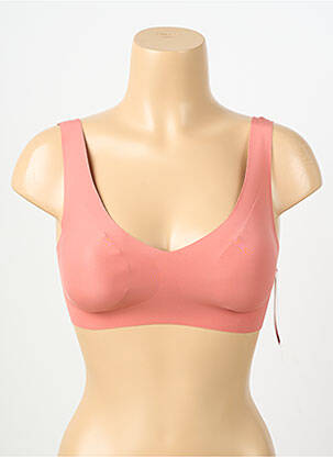 Soutien-gorge effet matière satinée brassieres orange SLOGGI femme
