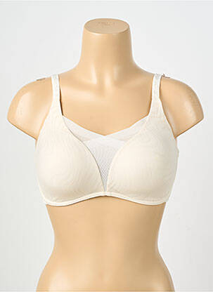Soutien-gorge effet matière satinée haut soutien-gorge moulé beige TRIUMPH femme