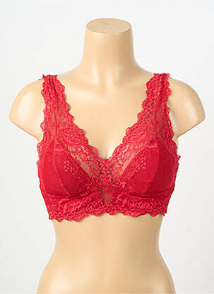 Soutien-gorge sans armature bralettes rouge JANIRA femme