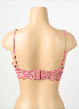 Soutien-gorge sans armature haut soutien-gorge avec mousse de rembourrage amovible rose JANIRA femme