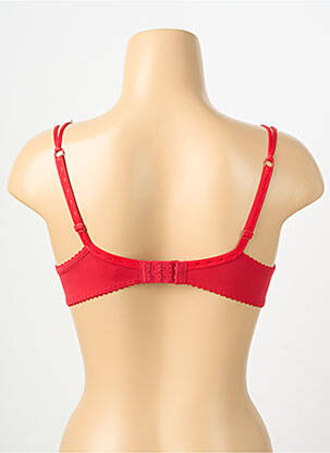 Soutien-gorge légère et transparente haut soutien-gorge moulé rouge PIEGE femme