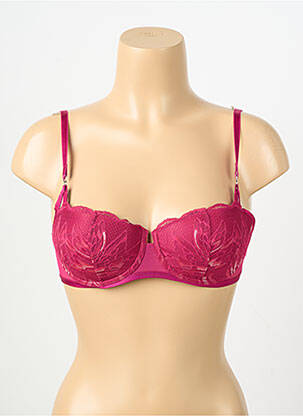 Soutien-gorge effet matière satinée haut soutien-gorge moulé rose TRIUMPH femme