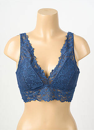 Soutien-gorge sans armature bralettes bleu JANIRA femme