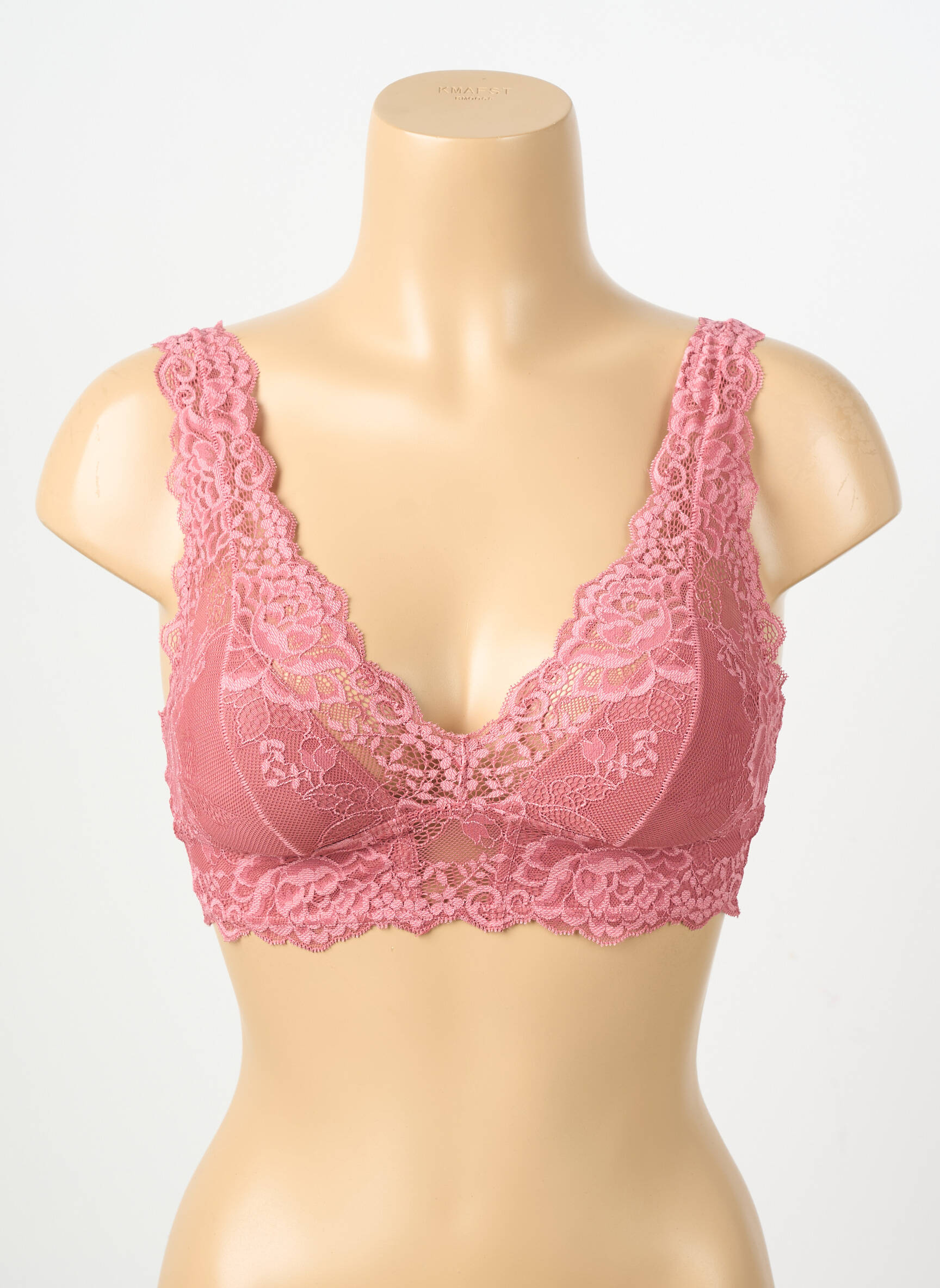 Soutien-gorge sans armature bralettes rose JANIRA femme