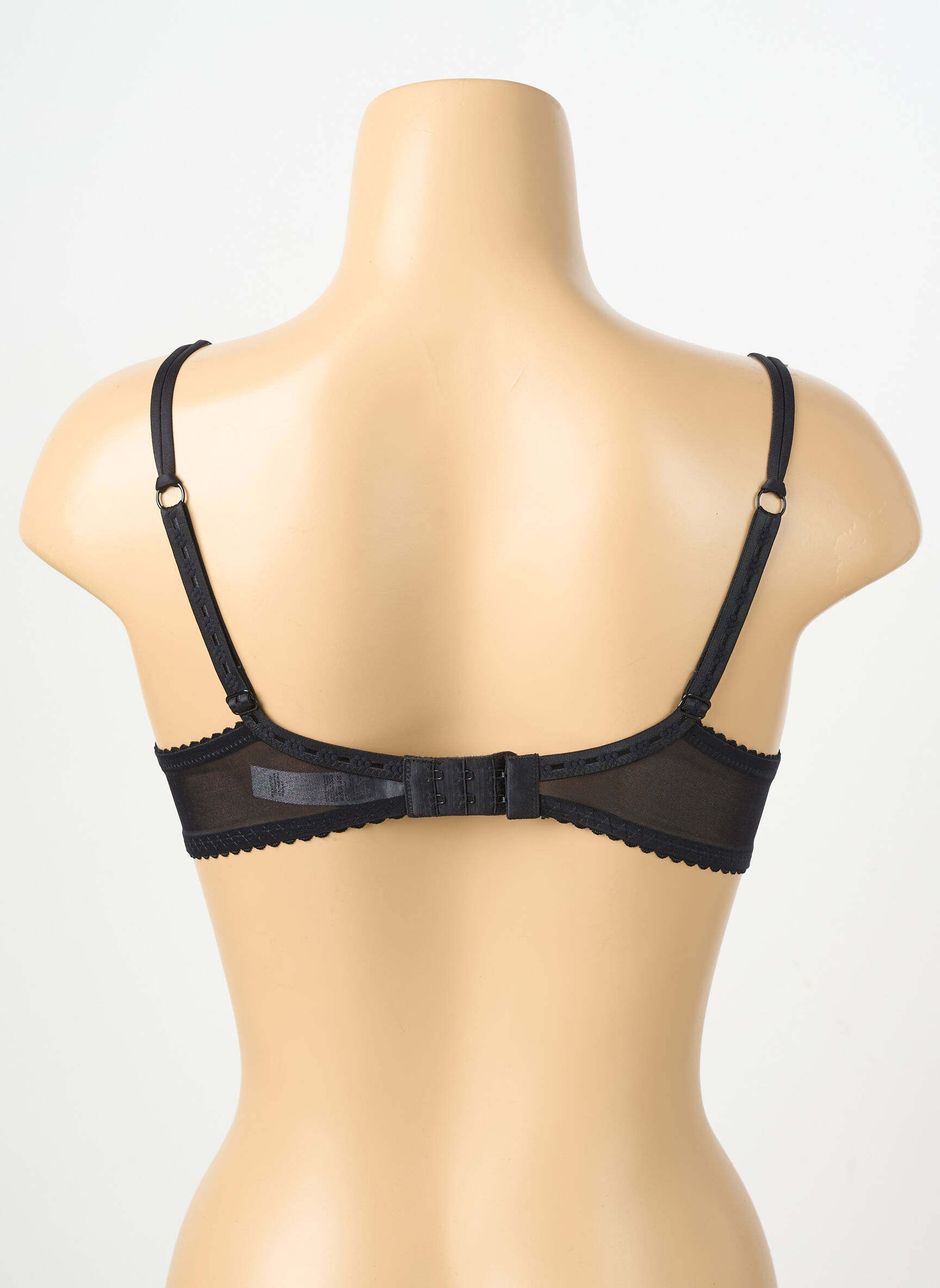 Soutien-gorge légère et transparente haut soutien-gorge moulé noir PIEGE femme