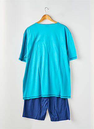 Pyjashort col v bleu ROSE POMME homme