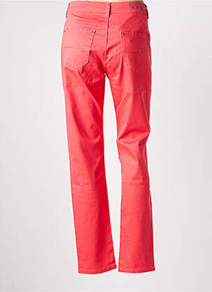 Pantalon slim stretch taille normale rose YZY femme