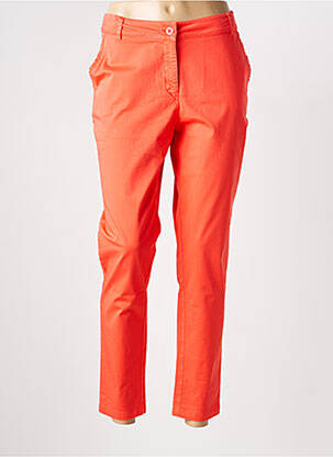 Pantalon slim stretch taille normale orange LE PETIT BAIGNEUR femme