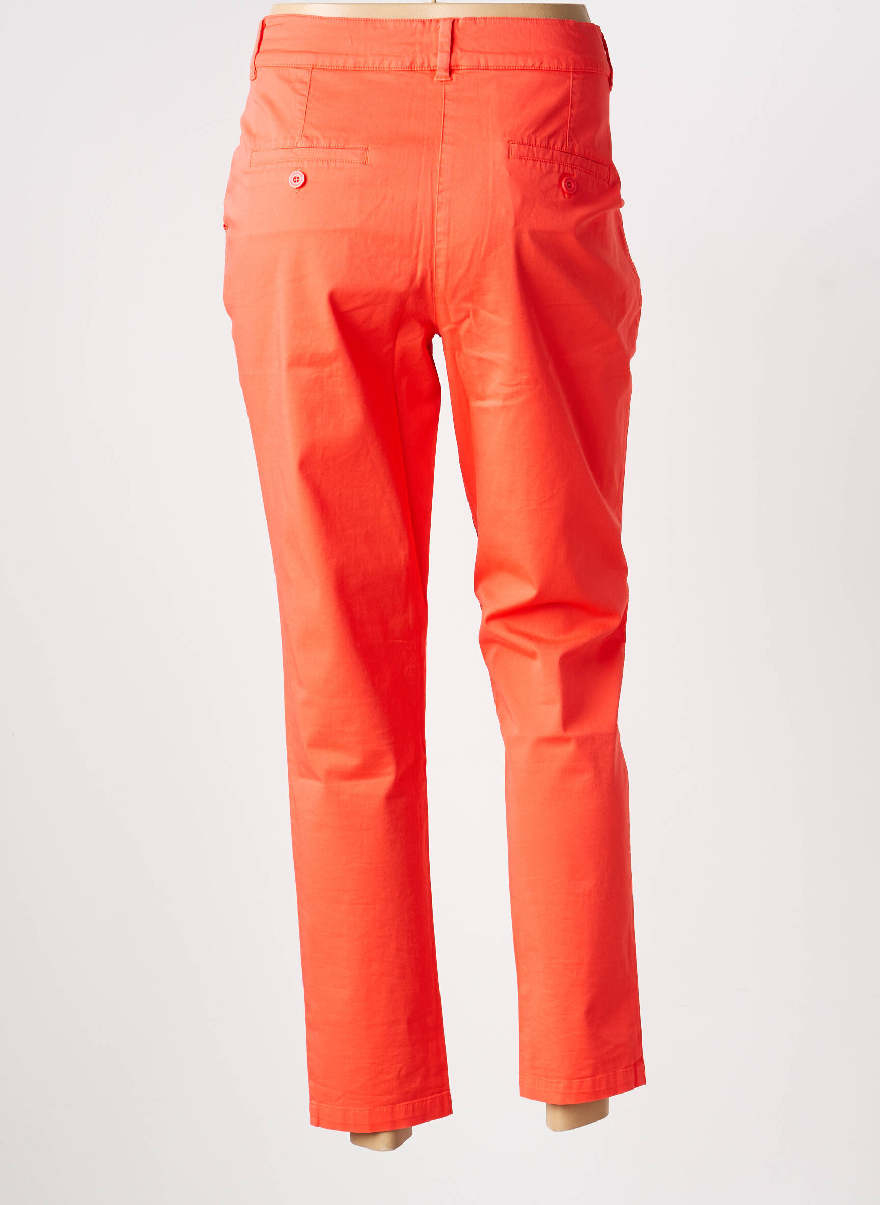 Pantalon slim stretch taille normale orange LE PETIT BAIGNEUR femme