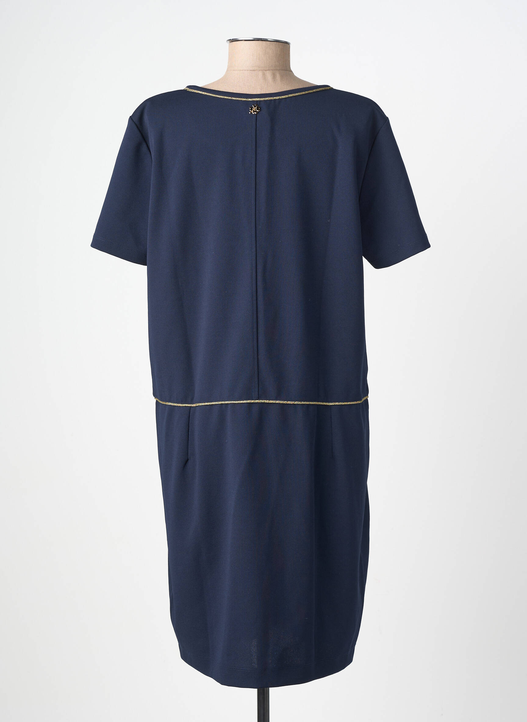 Robe courte manches courtes manches courtes bleu LE PETIT BAIGNEUR femme