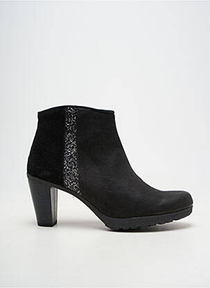 Bottines/boots bout pointu talon de 7 à 9cm noir REQINS femme