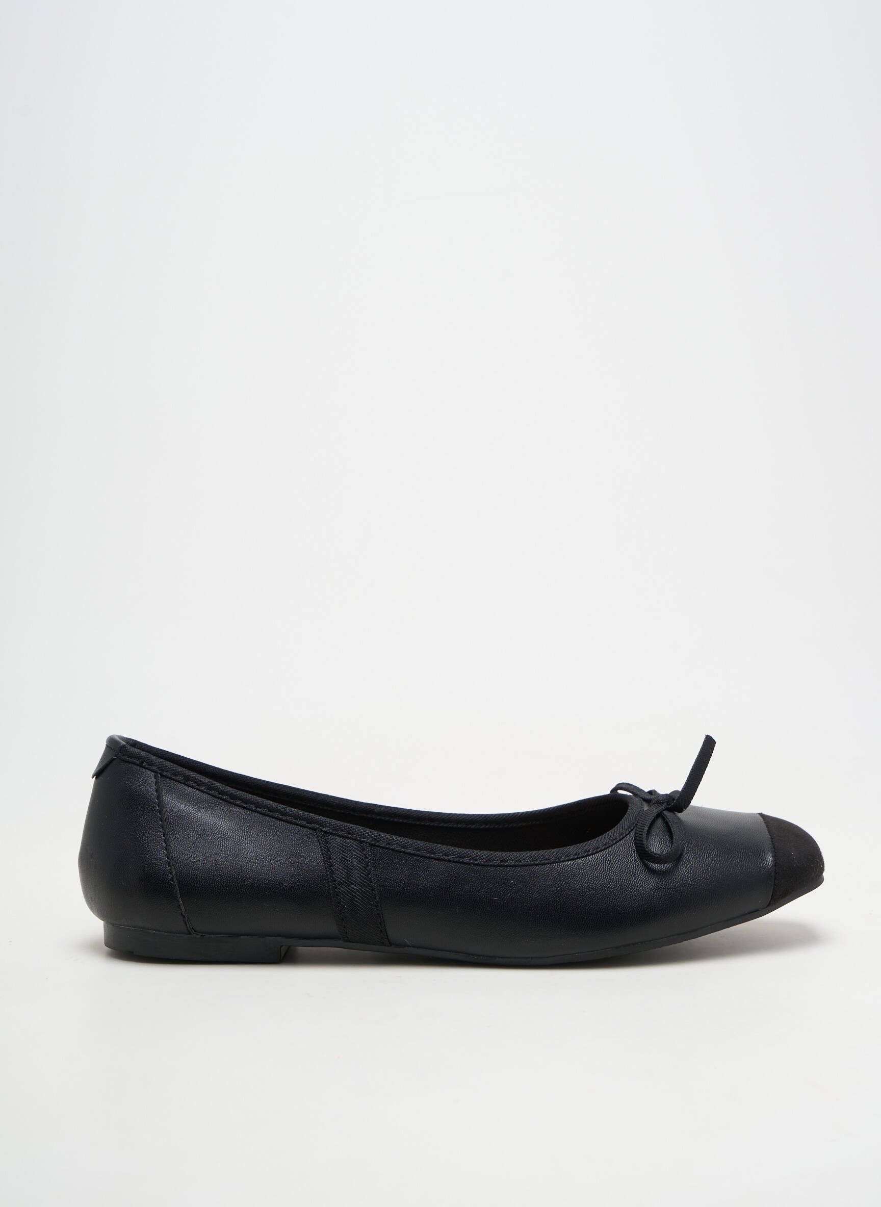 Ballerines matière lisse talon plat jusqu'à 3cm noir LA BOTTINE SOURIANTE femme