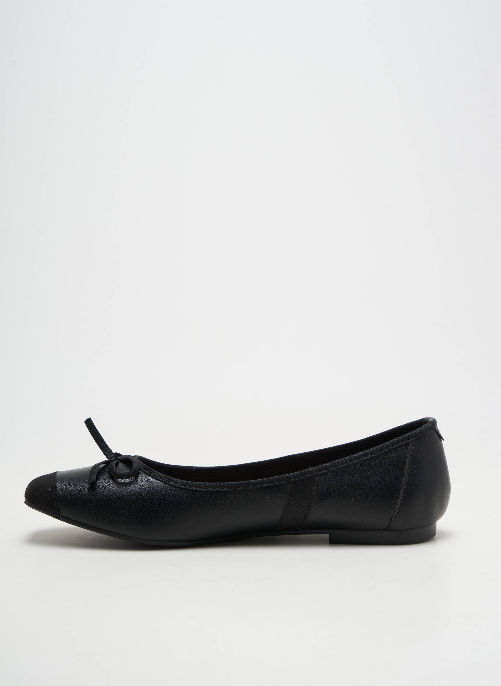 Ballerines matière lisse talon plat jusqu'à 3cm noir LA BOTTINE SOURIANTE femme