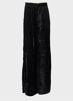 Pantalon large taille à pinces taille haute noir TOMMY HILFIGER femme