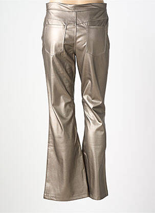 Pantalon flare taille haute taille haute marron LES TROPEZIENNES PAR M.BELARBI femme