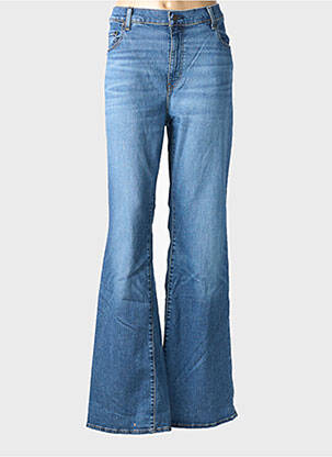 Jean coupe flare stretch taille normale bleu LEVI'S femme