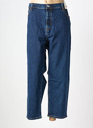 Jeans coupe droite stretch taille normale bleu fonce LEVI'S femme
