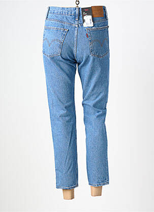 Jeans coupe slim effet usé délavé taille normale bleu LEVI'S femme
