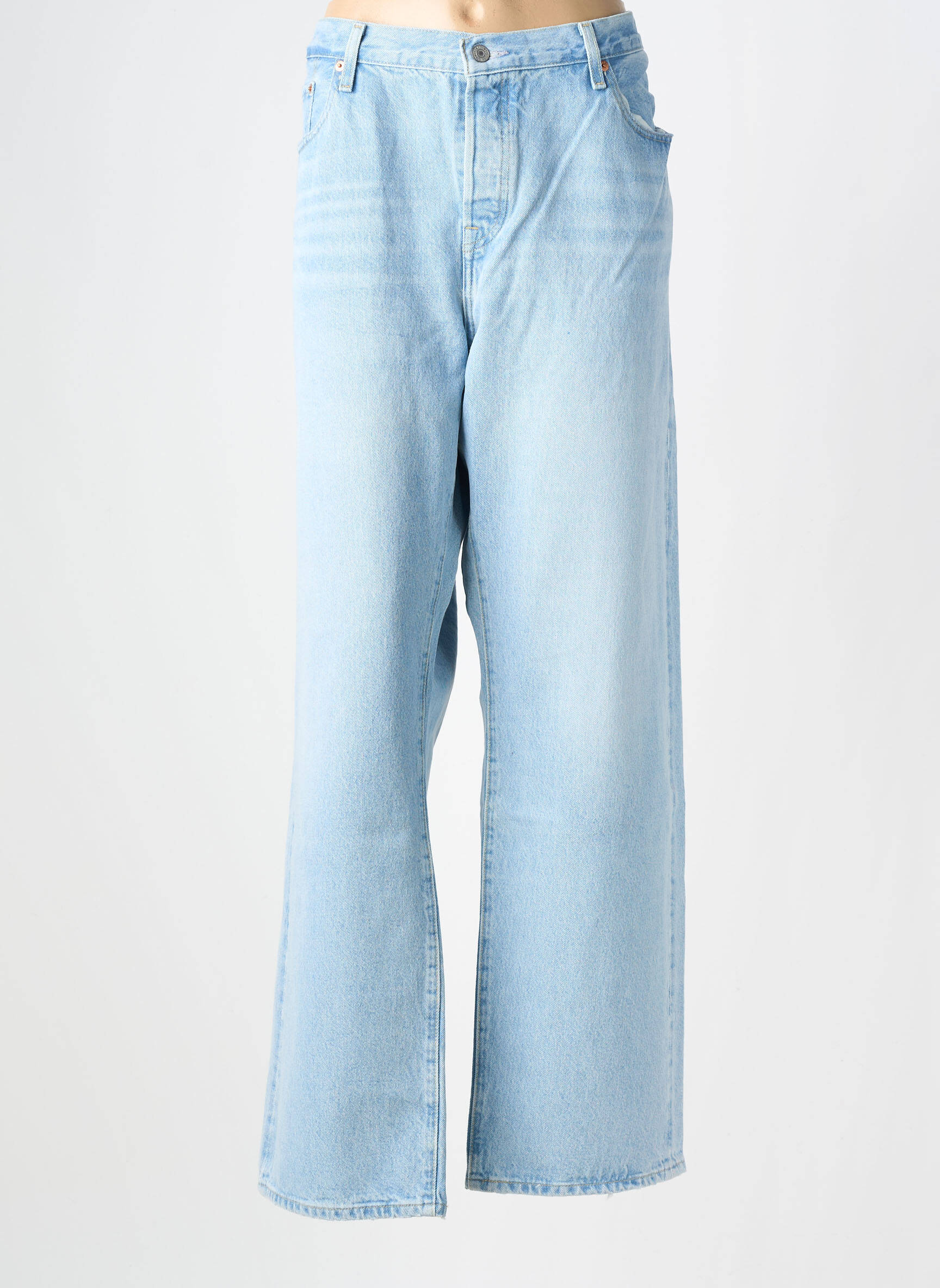 Jeans coupe droite stretch taille normale bleu clair LEVI'S femme
