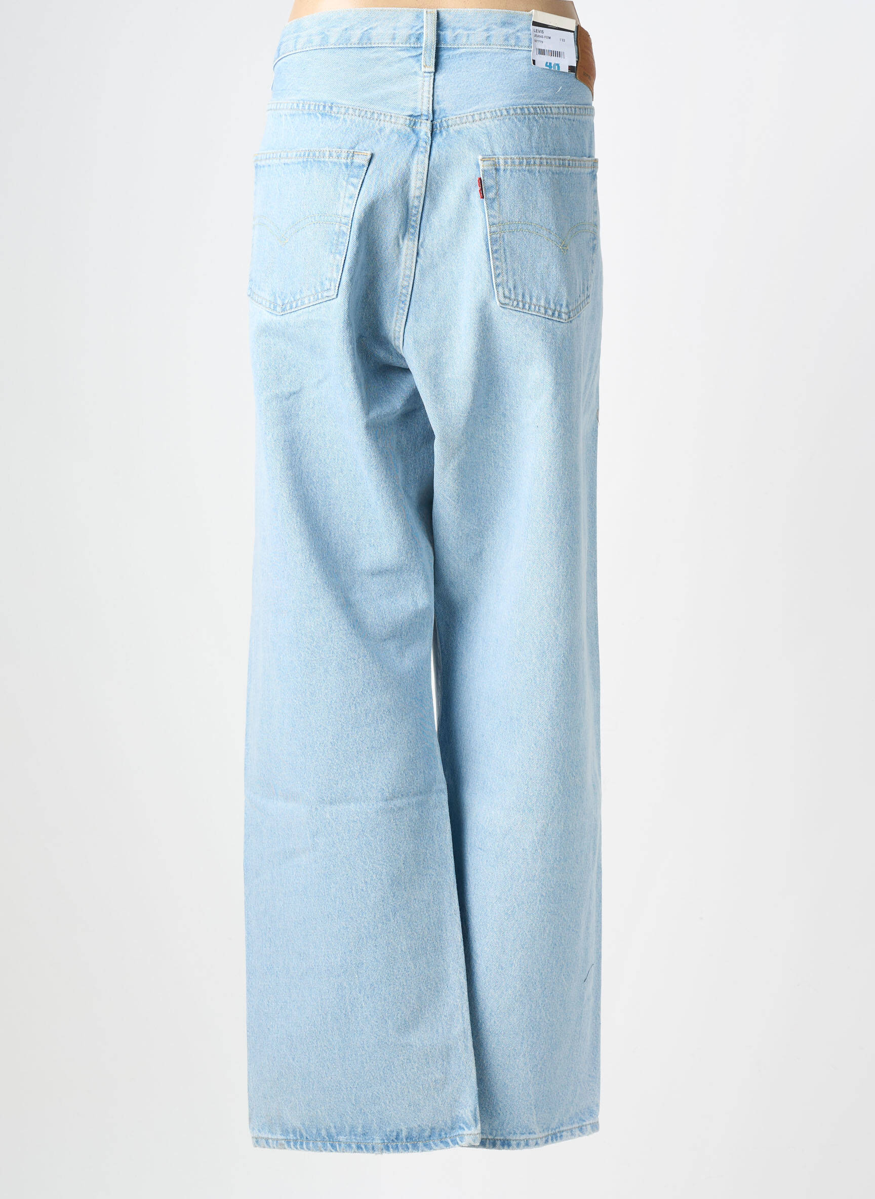 Jeans coupe droite stretch taille normale bleu clair LEVI'S femme