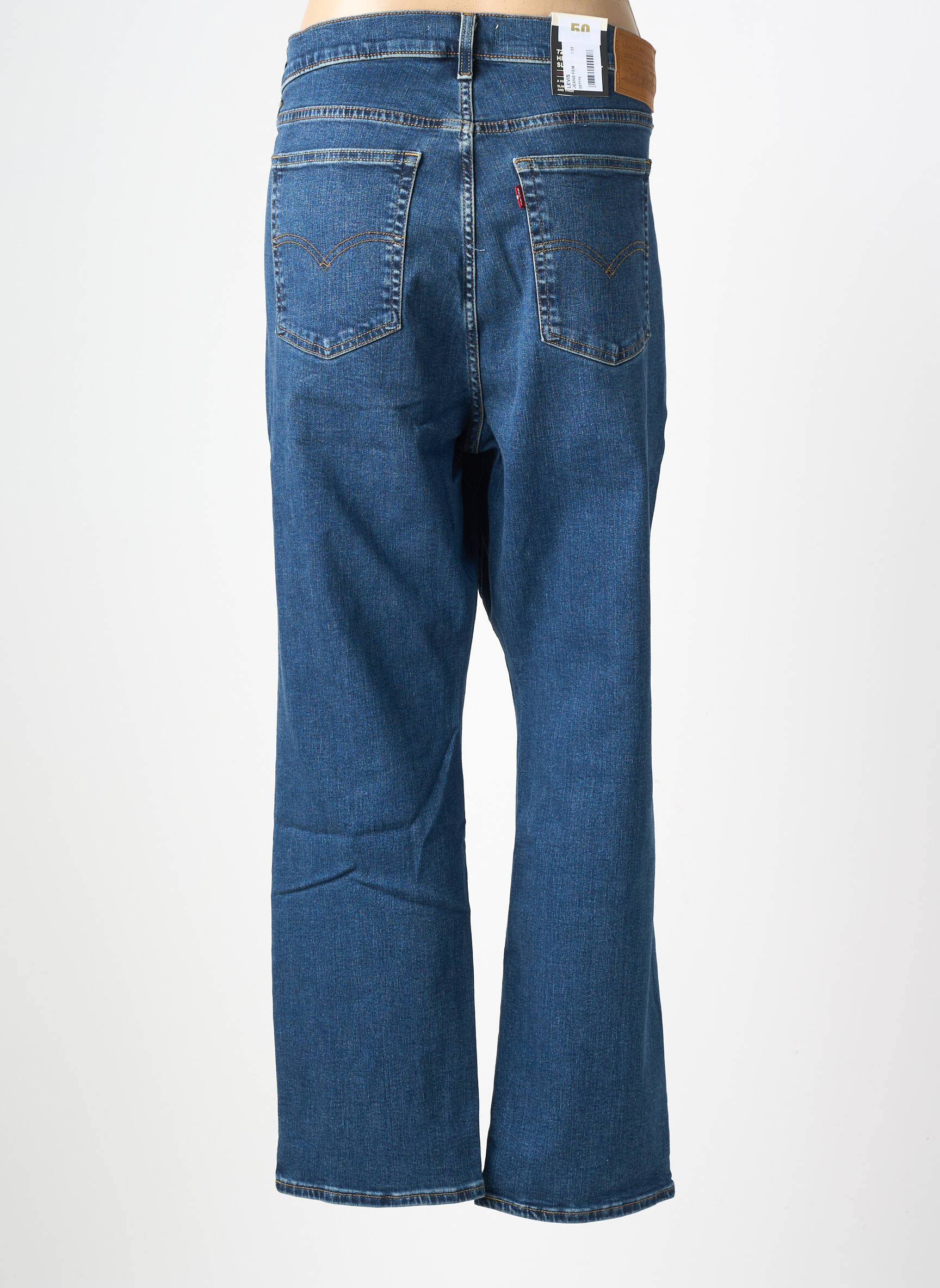 Jeans coupe droite taille haute taille haute bleu LEVI'S femme