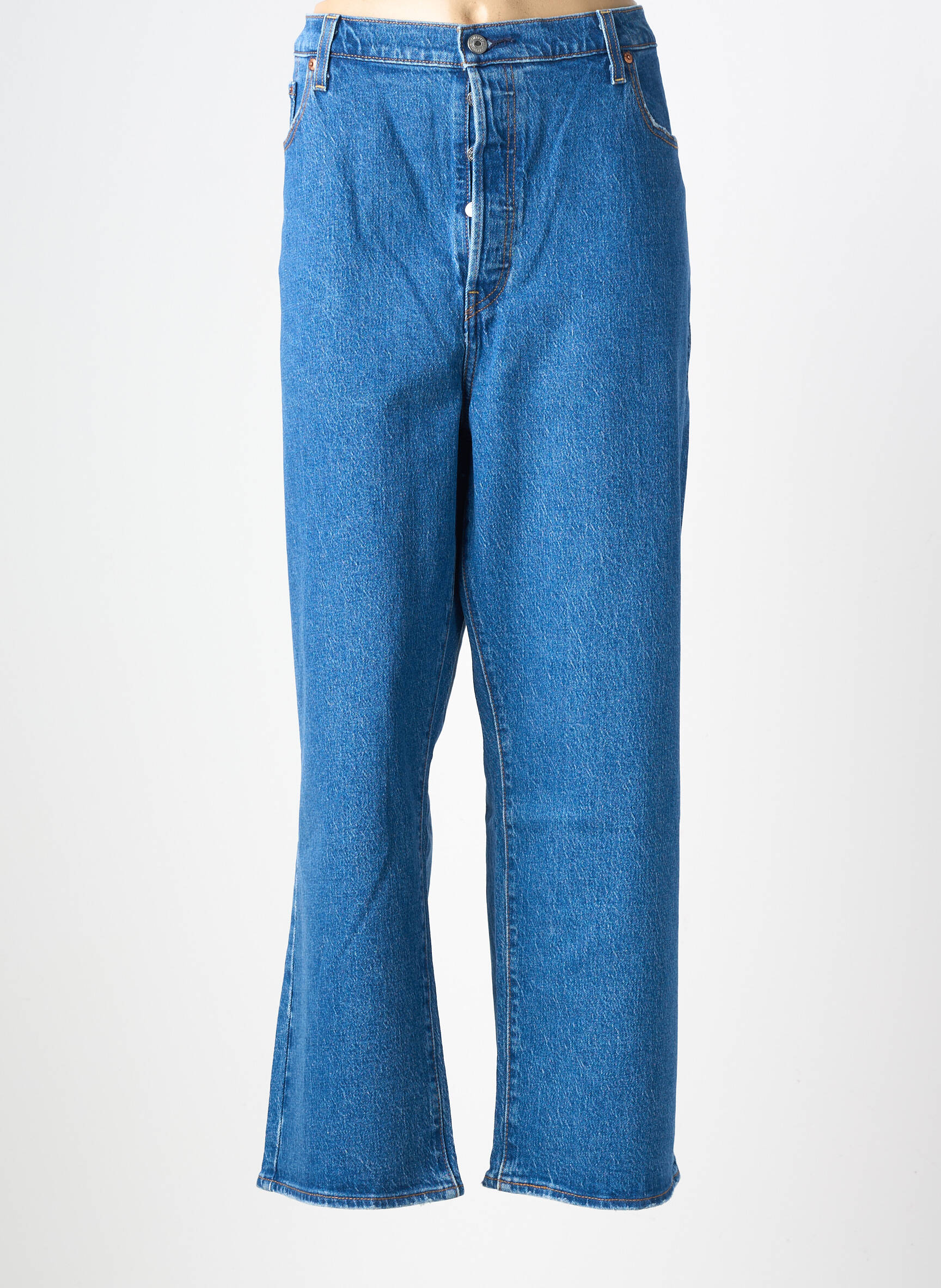 Jeans coupe droite stretch taille normale bleu LEVI'S femme