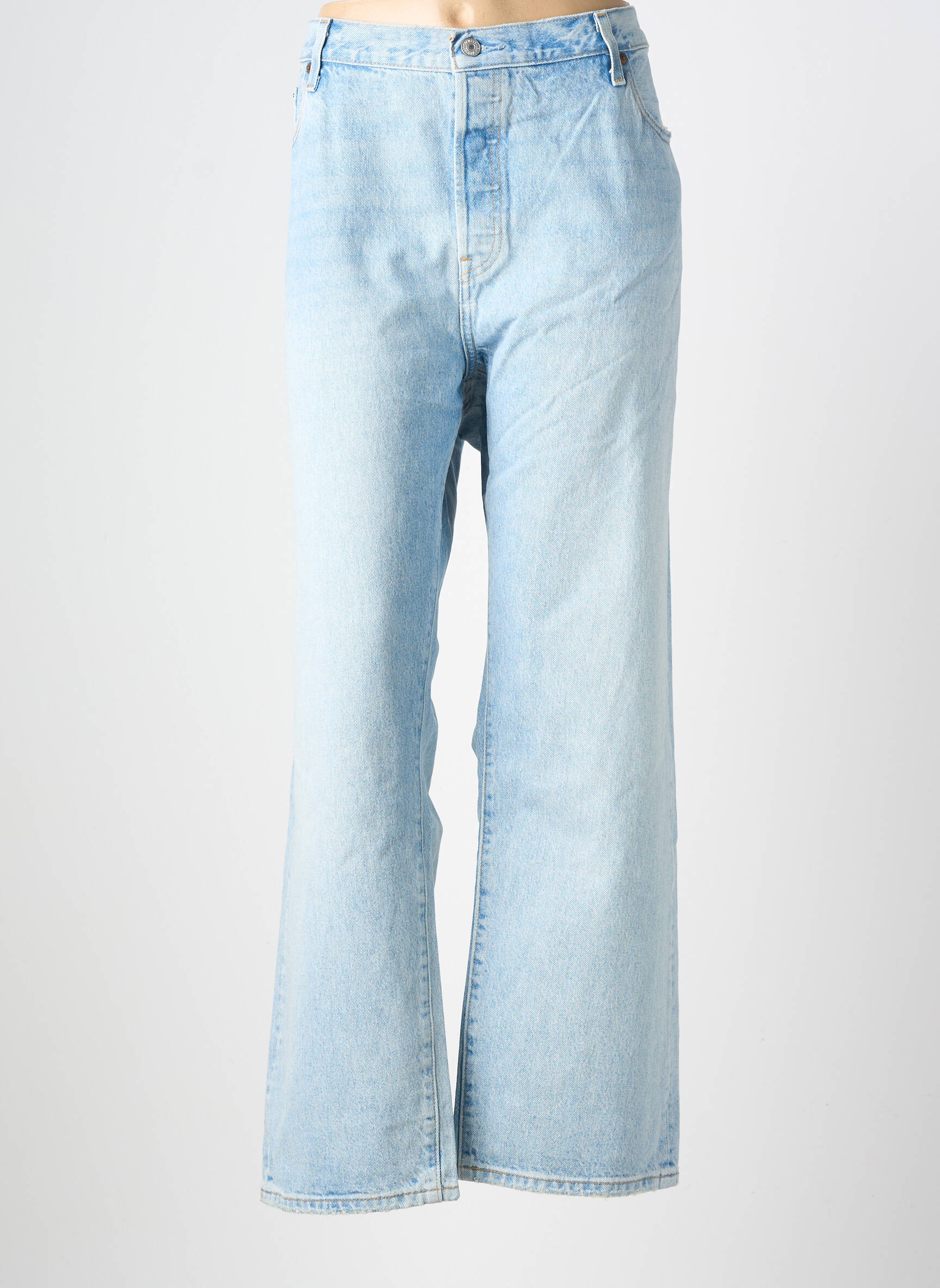 Jeans coupe droite stretch taille normale bleu LEVI'S femme