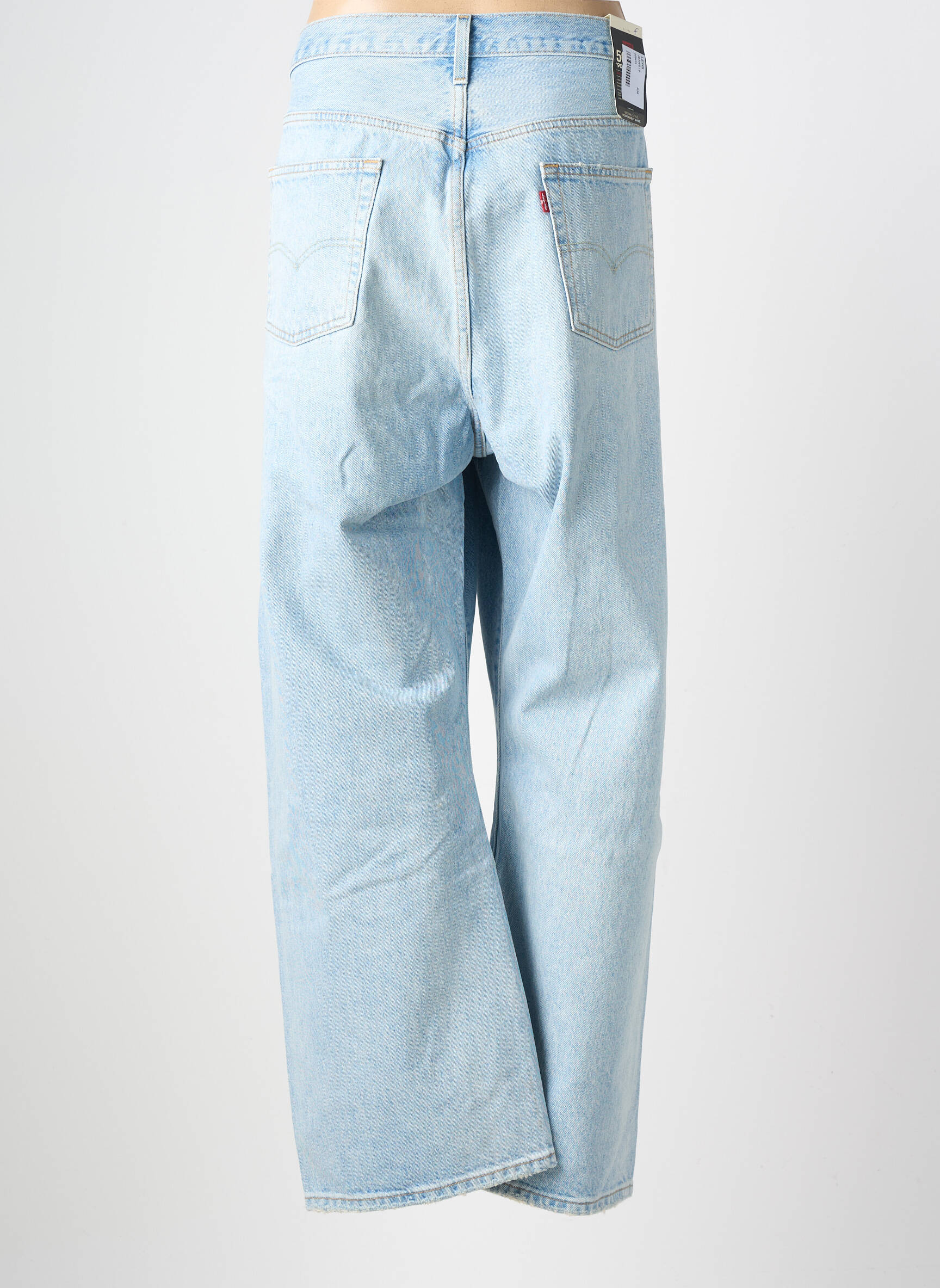 Jeans coupe droite stretch taille normale bleu LEVI'S femme