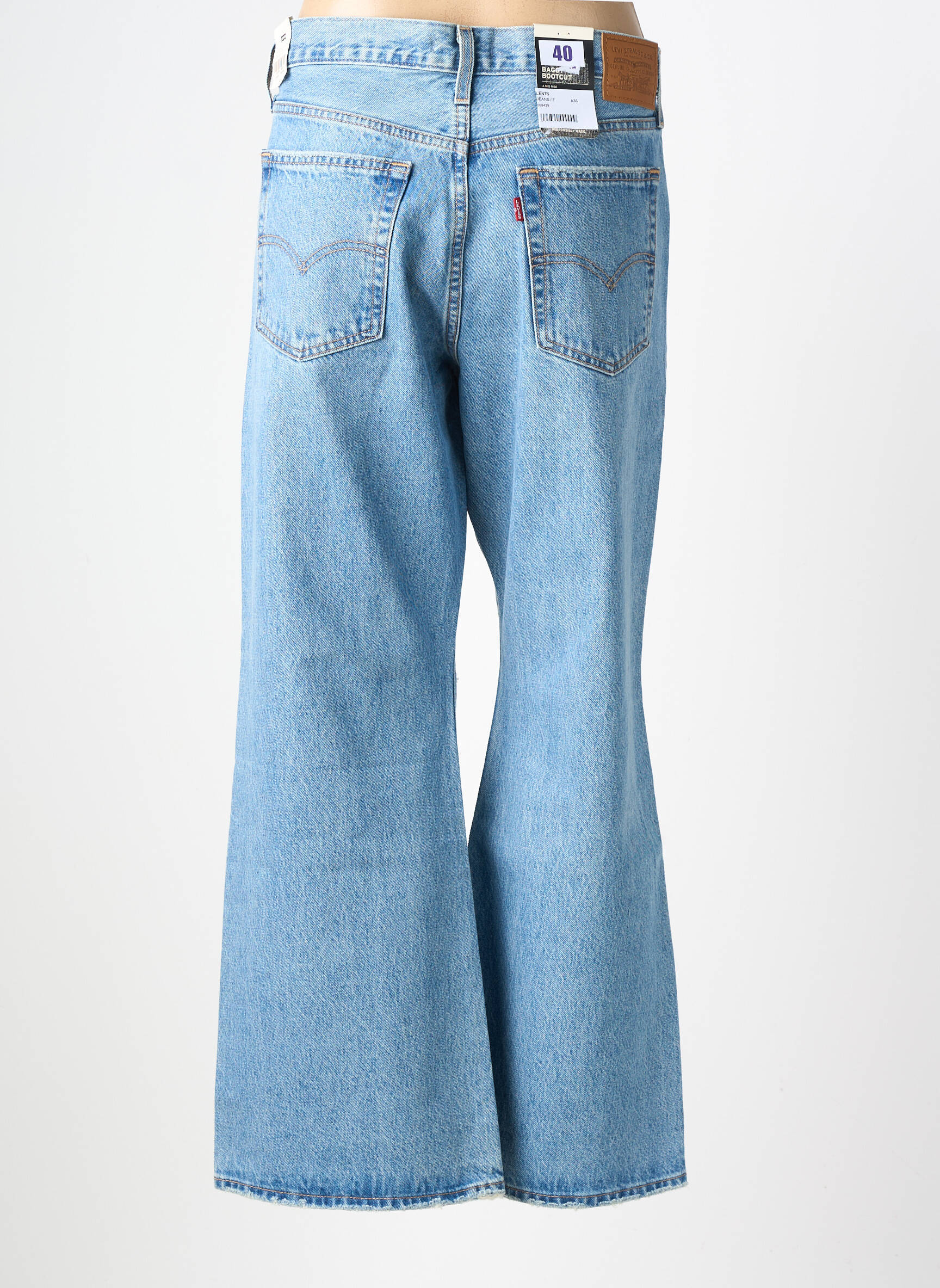 Jeans bootcut taille normale taille normale bleu LEVI'S femme