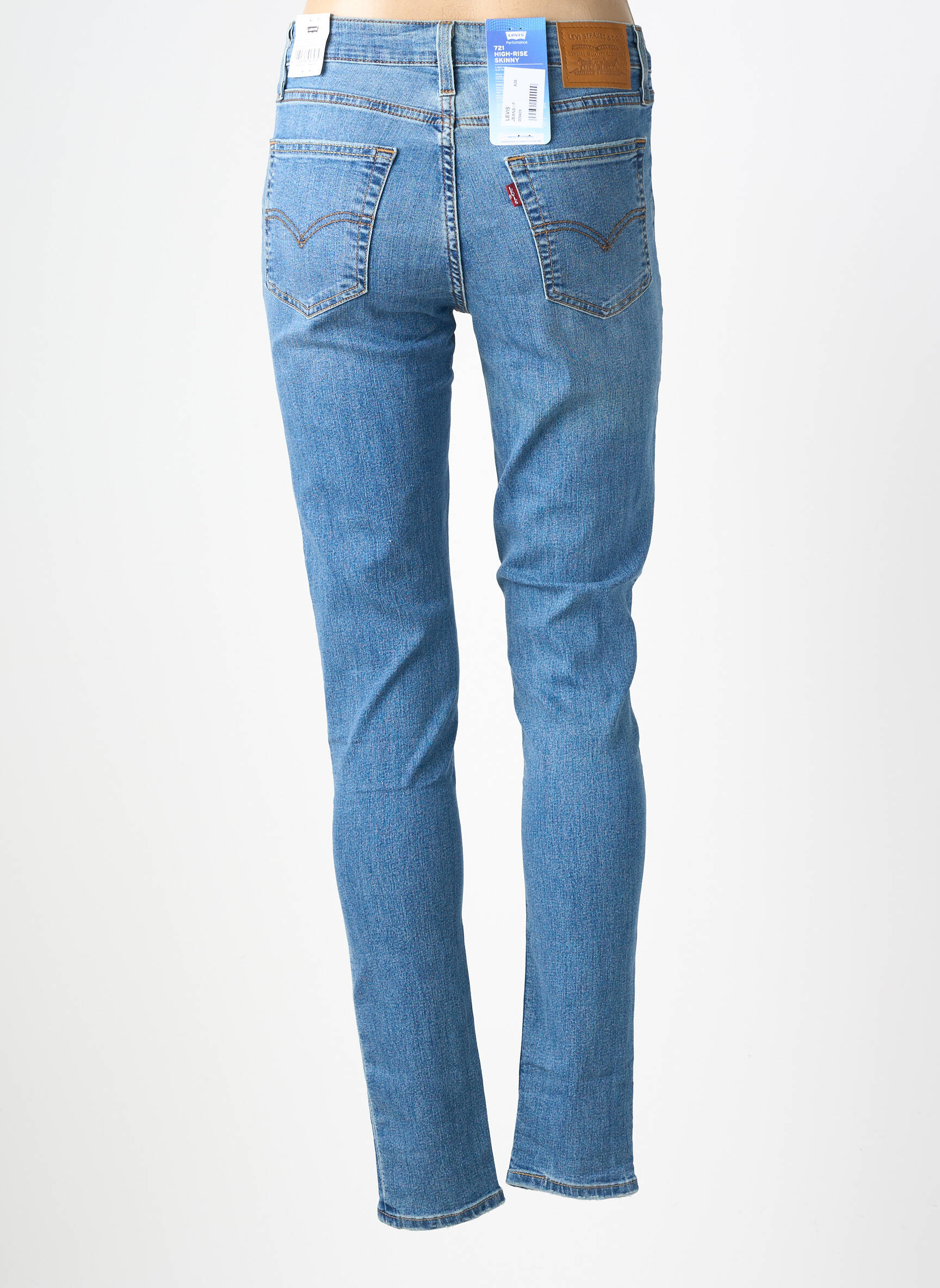 Jeans skinny taille haute taille haute bleu LEVI'S femme