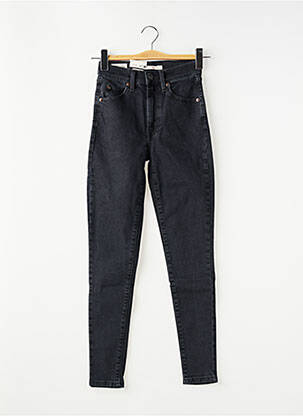 Jeans skinny tissage brut taille normale noir LEVI'S femme