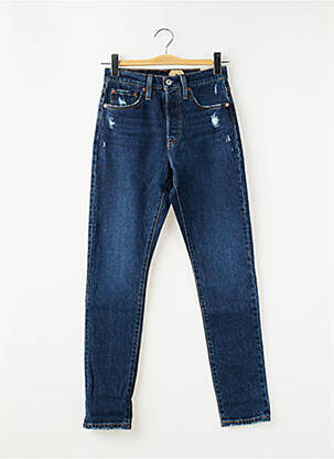 Jeans coupe slim tissage brut taille normale bleu LEVI'S femme