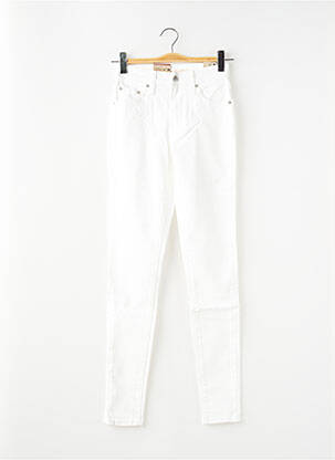 Jeans skinny tissage brut taille normale beige LEVI'S femme