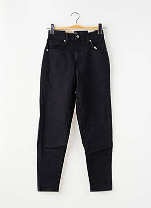 Jeans coupe slim tissage brut taille normale noir LEVI'S femme