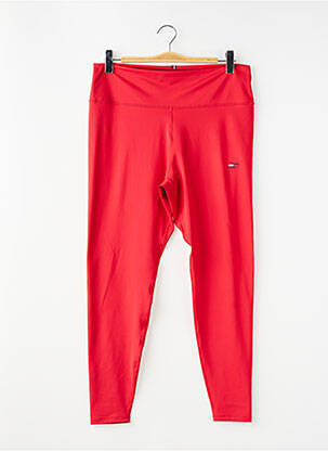 Legging tissage jersey taille normale rouge TOMMY HILFIGER femme