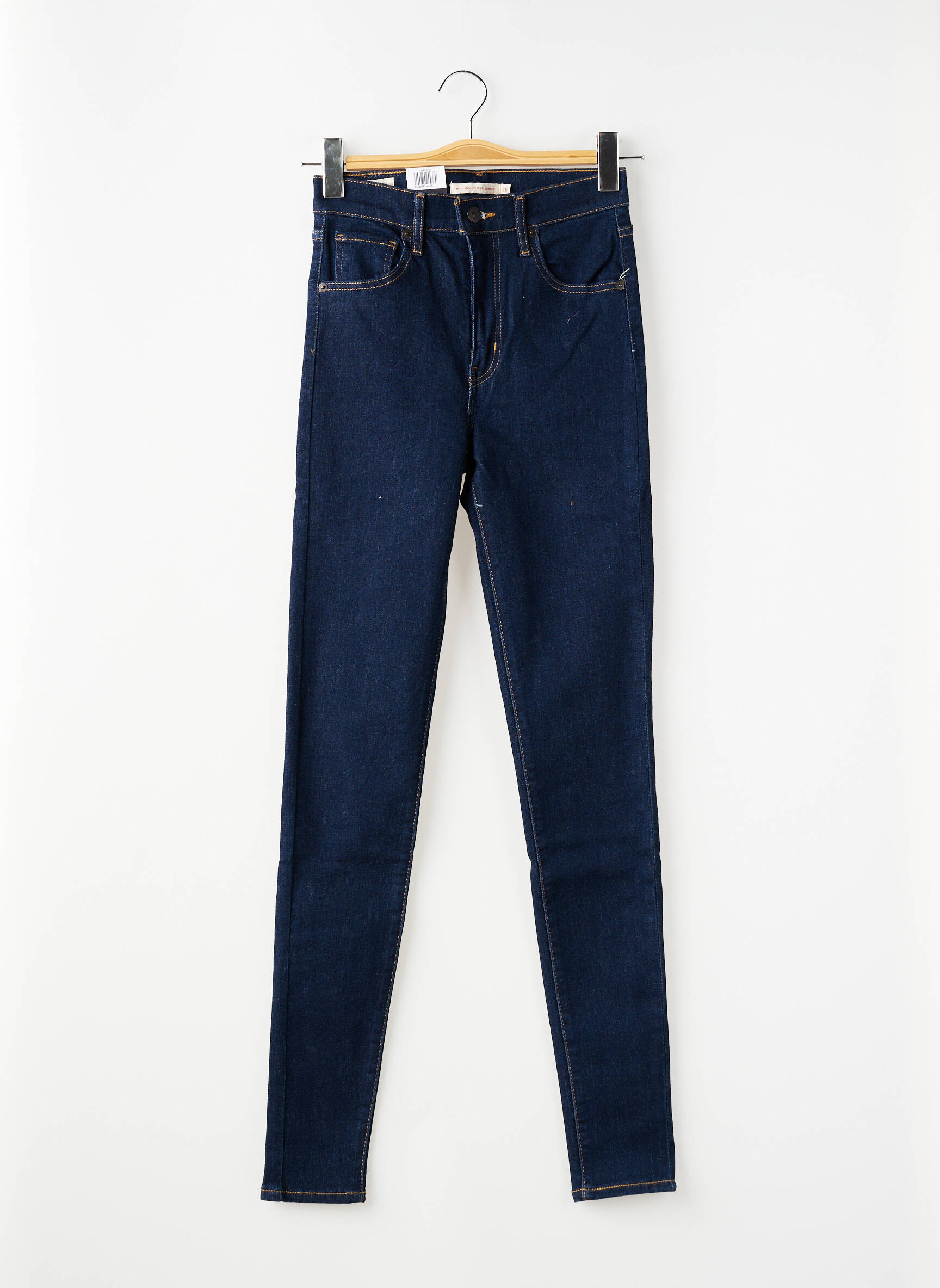 Jeans skinny tissage brut taille normale bleu LEVI'S femme