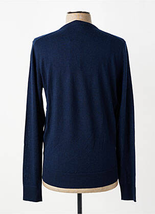 Pull col v manches longues bleu HACKETT homme