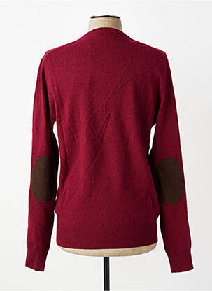 Pull col v manches longues rouge FACONNABLE homme